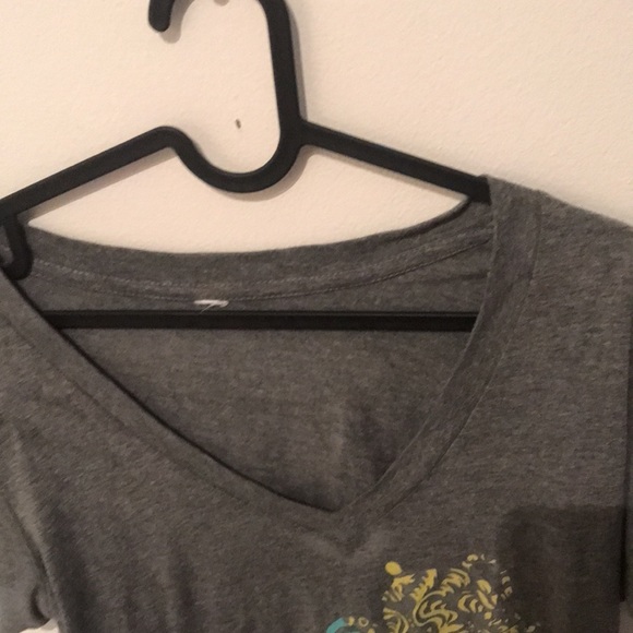 Dave Mathews Band v neck grey concert t shirt - Picture 3 of 5